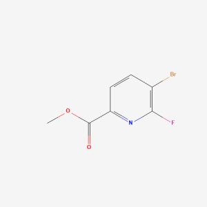 1214336-44-3 | 2-Pyridinecarboxylic acid, 5-bromo-6-fluoro-, methyl ester