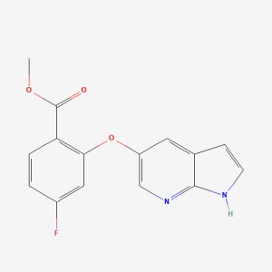 1235865-75-4 | Methyl 4-Fluoro-2-{1H-pyrrolo[2,3-b]pyridin-5-yloxy}benzoate