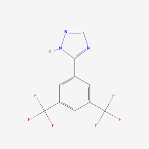 1333154-10-1 | 3-(3,5-bis(trifluoroMethyl)phenyl)-1H-1,2,4-triazole