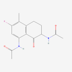 143655-70-3 | N,N'-(3-Fluoro-4-methyl-8-oxo-5,6,7,8-tetrahydronaphthalene-1,7-diyl)diacetamide