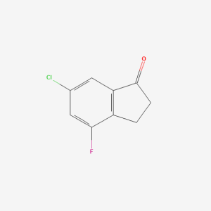 174603-49-7 | 6-CHLORO-4-FLUORO-1-INDANONE