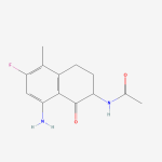 182182-31-6 | N-(8-Amino-6-fluoro-5-methyl-1-oxo-1,2,3,4-tetrahydronaphthalen-2-yl)acetamide