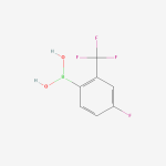 182344-16-7 | 4-FLUORO-2-(TRIFLUOROMETHYL)BENZENEBORONIC ACID