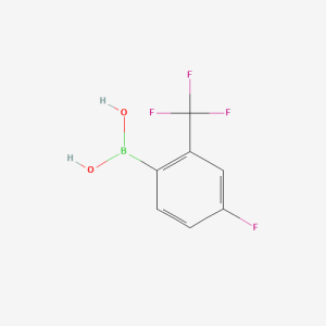 182344-16-7 | 4-FLUORO-2-(TRIFLUOROMETHYL)BENZENEBORONIC ACID