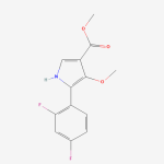 1902955-29-6 | methyl 5-(2,4-difluorophenyl)-4-methoxy-1H-pyrrole-3-carboxylate