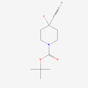 191327-86-3 | 1-Boc-4-ethynyl-4-fluoropiperidine