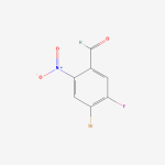 213382-40-2 | 4-Bromo-5-fluoro-2-nitro-benzaldehyde