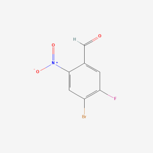 213382-40-2 | 4-Bromo-5-fluoro-2-nitro-benzaldehyde