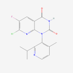 2252403-82-8 | 7-chloro-6-fluoro-1-(2-isopropyl-4-methylpyridin-3-yl)pyrido[2,3-d]pyrimidine-2,4(1H,3H)-dione