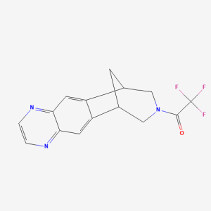 230615-70-0 | 7,8,9,10-Tetrahydro-8-(trifluoroacetyl)-6,10-methano-6H-pyrazino[2,3-h][3]benzazepine (N-(Trifluoroacetyl)varenicline)