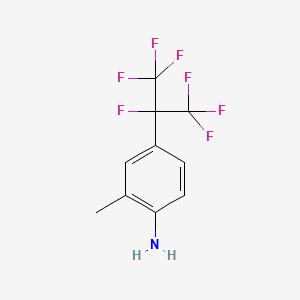 238098-26-5 | 2-Methyl-4-(1,1,1,2,3,3,3-heptafluoro-2-propyl)aniline