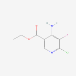 2454397-74-9 | 3-Pyridinecarboxylic acid, 4-amino-6-chloro-5-fluoro-, ethyl ester