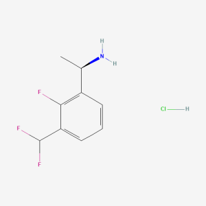 2569698-42-4 | (R)-1-(3-(difluoromethyl)-2-fluorophenyl)ethan-1-amine hydrochloride