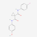 849217-60-3 | N-(4-fluorophenyl)-N-(4-hydroxyphenyl)cyclopropane-1,1-dicarboxamide