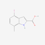 891724-25-7 | 4-fluoro-7-methyl-1H-indole-2-carboxylic acid